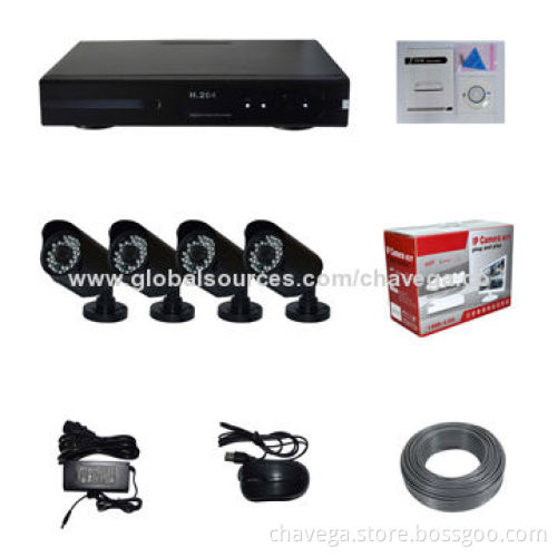 4CH 720P 1.3MP Wireless IP CCTV Camera System and kit, Supports POE, WiFi, 3G and Onvif
